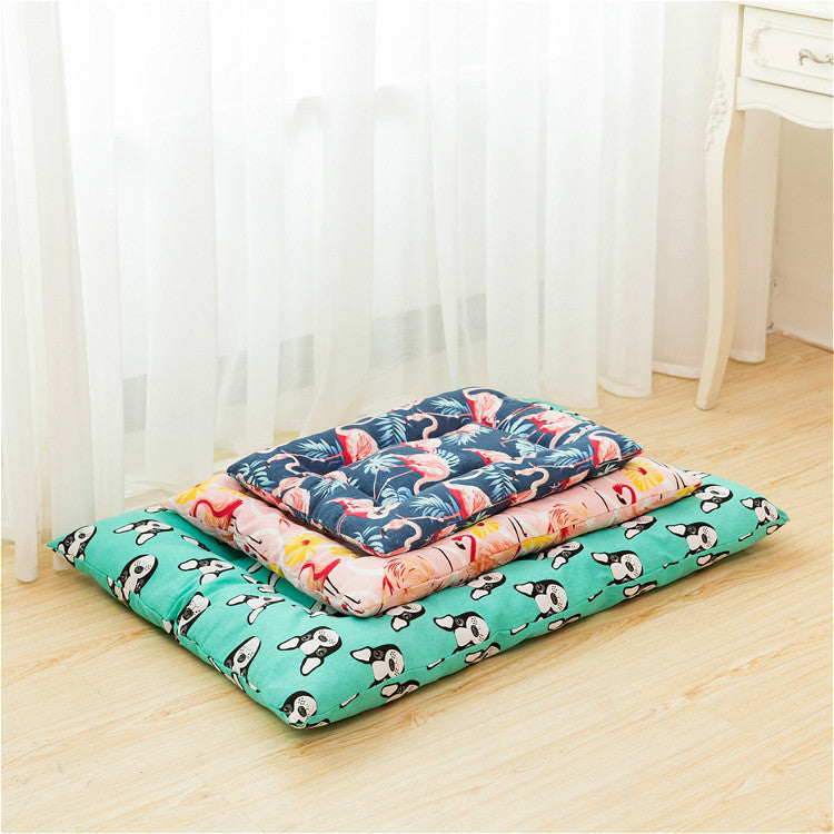 Cute printed pet cushion