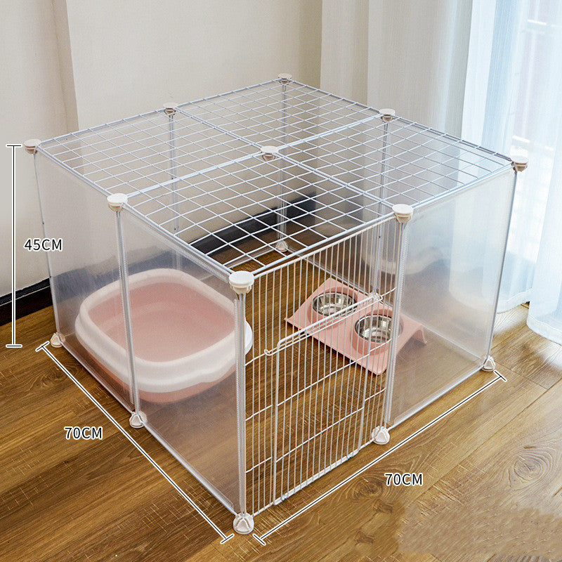 Pet Isolation Door Guard Rail Cat Cage